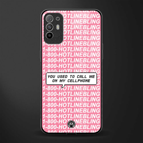 1800 hotline bling phone cover for oppo f19 pro plus 