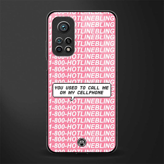1800 hotline bling phone cover for mi 10t 5g 
