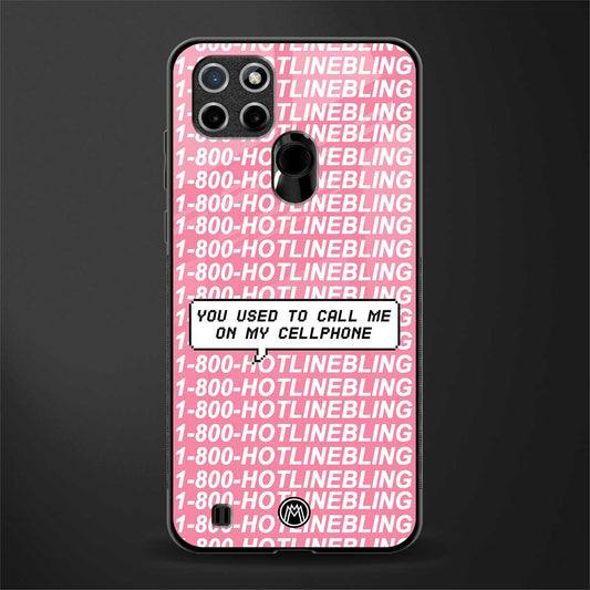 1800 hotline bling phone cover for realme c21 