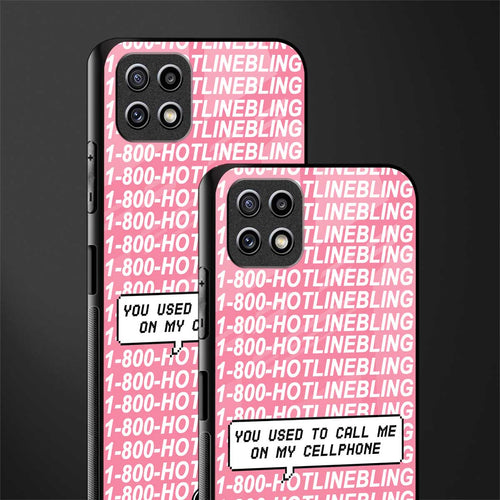 1800 hotline bling phone cover for samsung galaxy a22 5g 