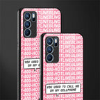 1800 hotline bling phone cover for oppo reno6 pro 5g 