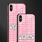 1800 hotline bling phone cover for iphone xs max 