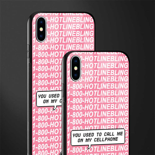 1800 hotline bling phone cover for iphone xs max 