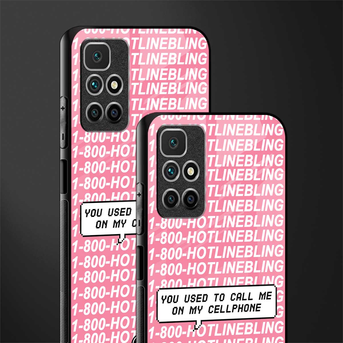 1800 hotline bling phone cover for redmi 10 prime 