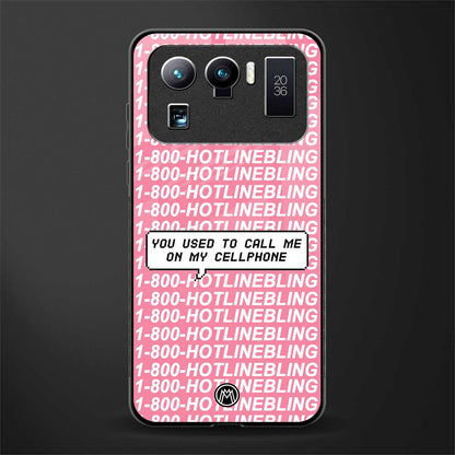 1800 hotline bling phone cover for mi 11 ultra 5g 