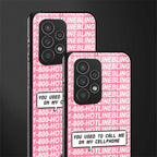 1800 hotline bling back phone cover | glass case for samsung galaxy a23