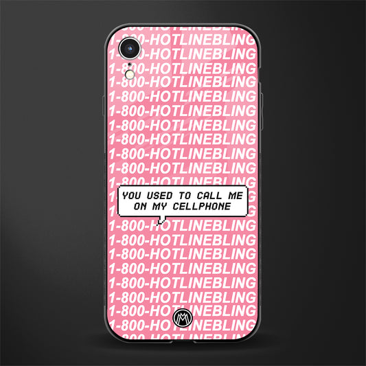 1800 hotline bling phone cover for iphone xr 