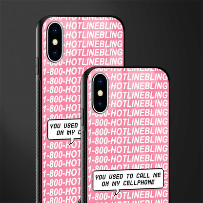 1800 hotline bling phone cover for iphone x 