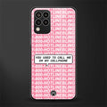 1800 hotline bling back phone cover | glass case for samsung galaxy m33 5g