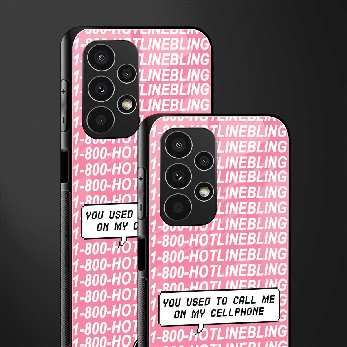 1800 hotline bling back phone cover | glass case for samsung galaxy a13 4g