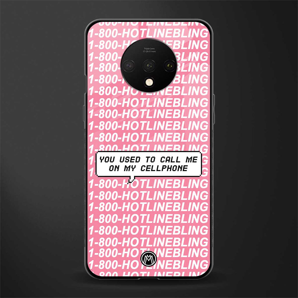 1800 hotline bling phone cover for oneplus 7t 
