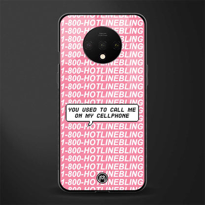 1800 hotline bling phone cover for oneplus 7t 