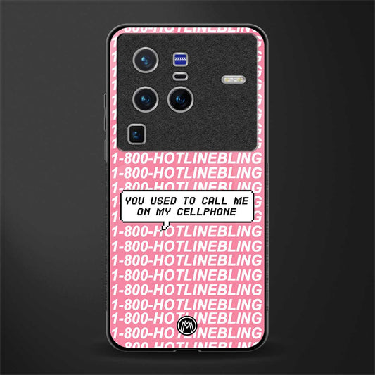 1800 hotline bling phone cover for vivo x80 pro 5g 