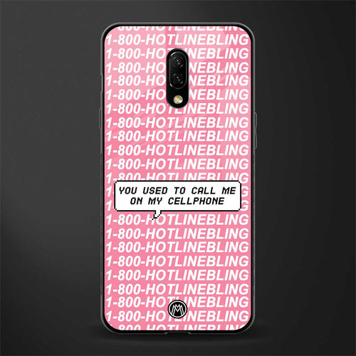 1800 hotline bling phone cover for oneplus 7 