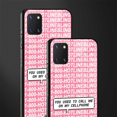 1800 hotline bling phone cover for samsung a81 