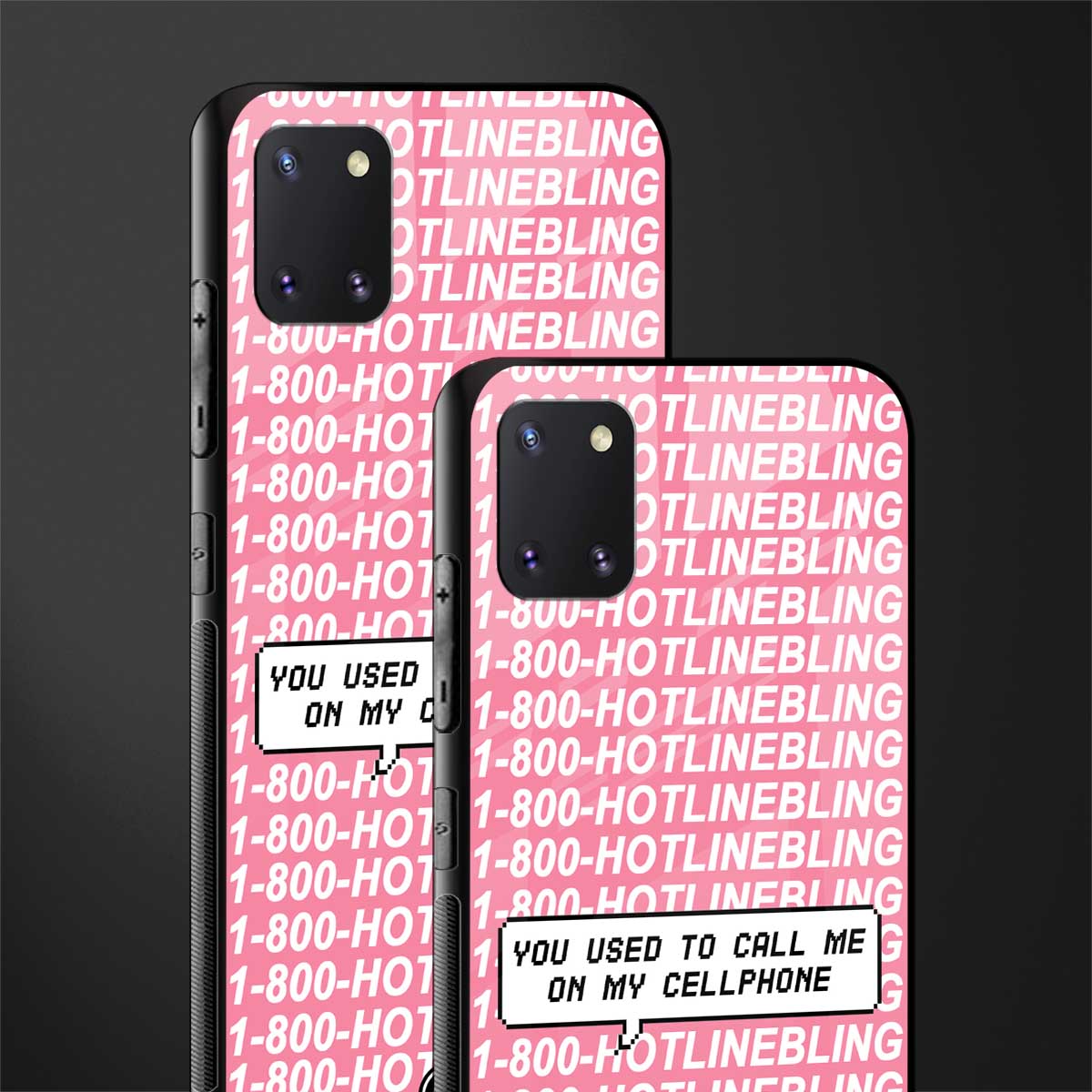 1800 hotline bling phone cover for samsung galaxy note 10 lite 