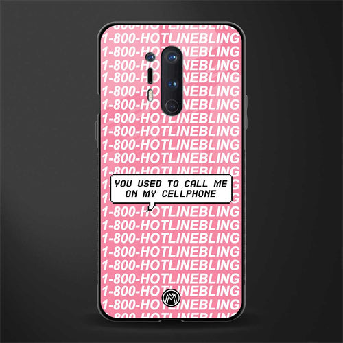 1800 hotline bling phone cover for oneplus 8 pro 