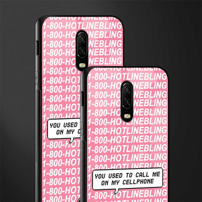 1800 hotline bling phone cover for oneplus 6t 