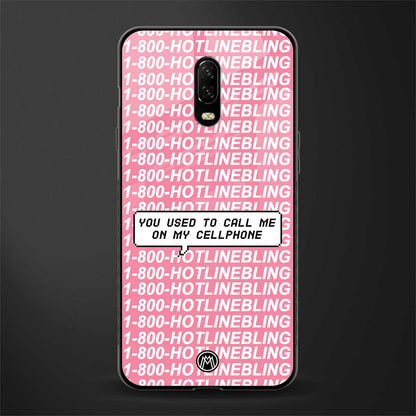 1800 hotline bling phone cover for oneplus 6t 