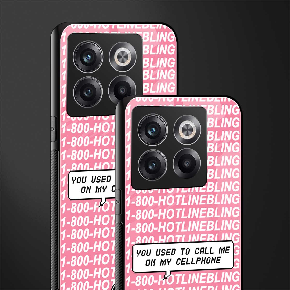 1800 hotline bling back phone cover | glass case for oneplus 10t
