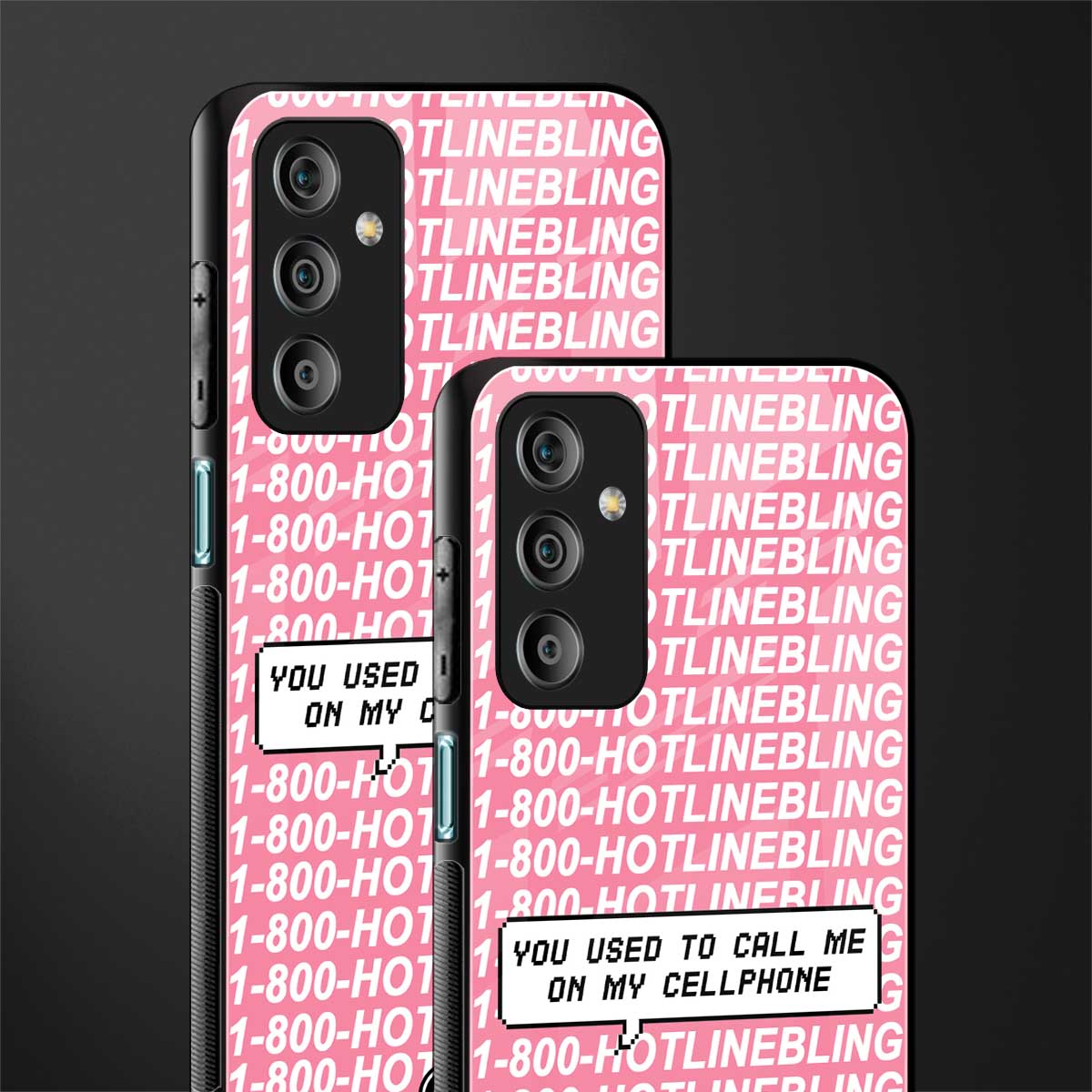1800 hotline bling back phone cover | glass case for samsung galaxy f23 5g