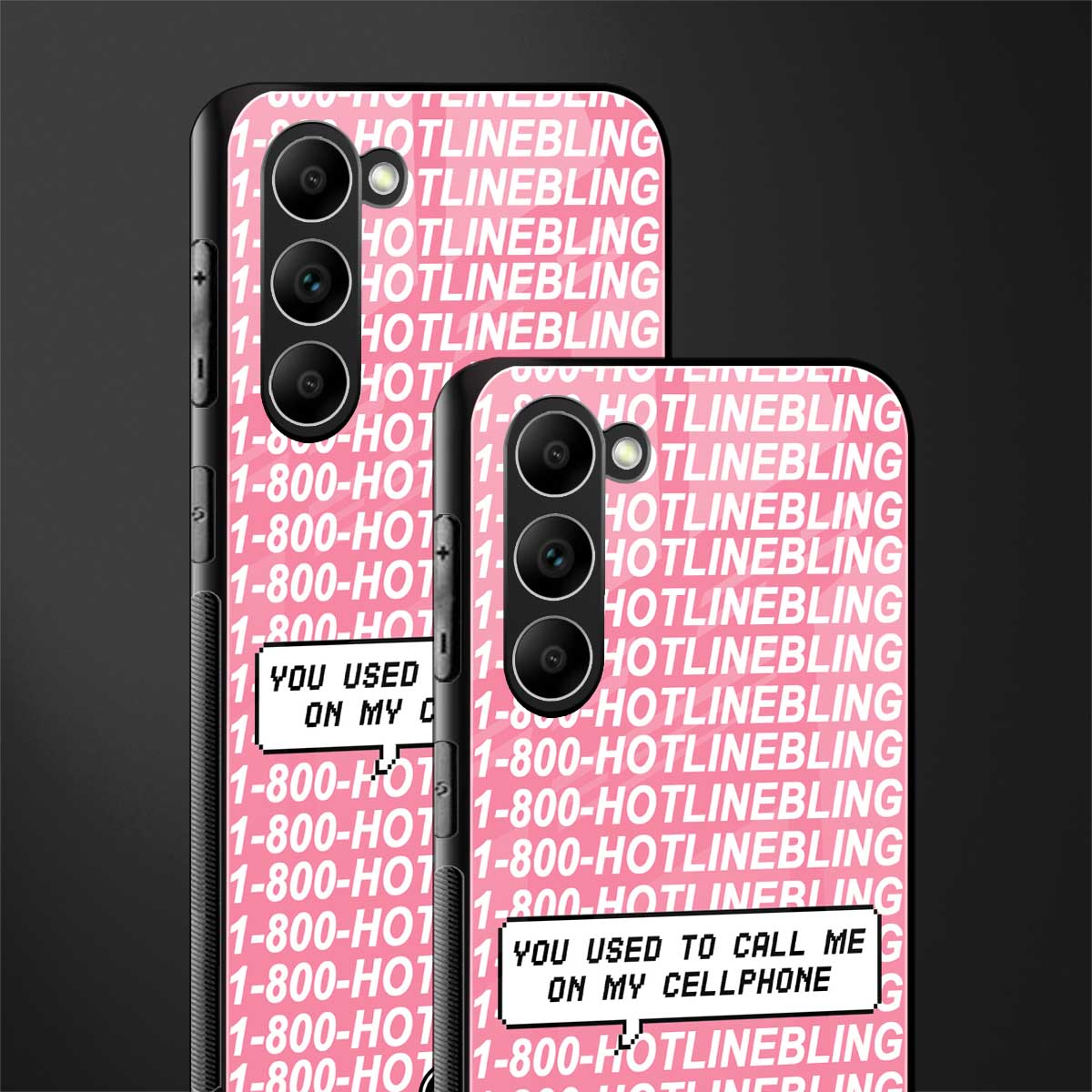 1800 hotline bling glass case for phone case | glass case for samsung galaxy s23