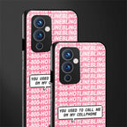1800 hotline bling back phone cover | glass case for oneplus 9