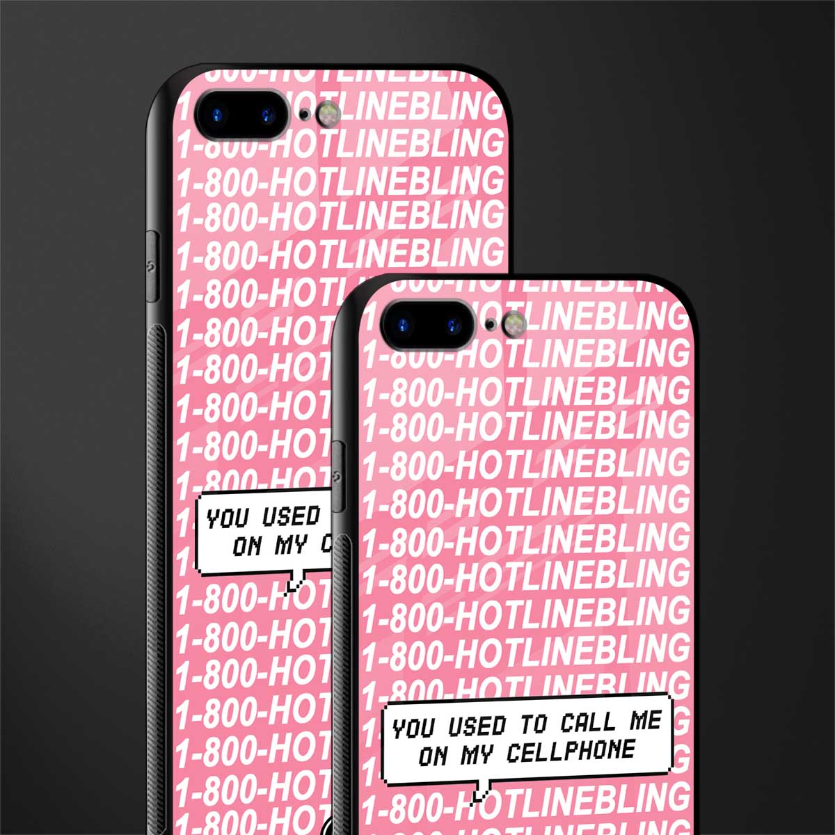 1800 hotline bling phone cover for iphone 8 plus 