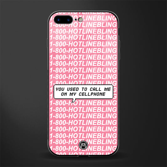 1800 hotline bling phone cover for iphone 7 plus 