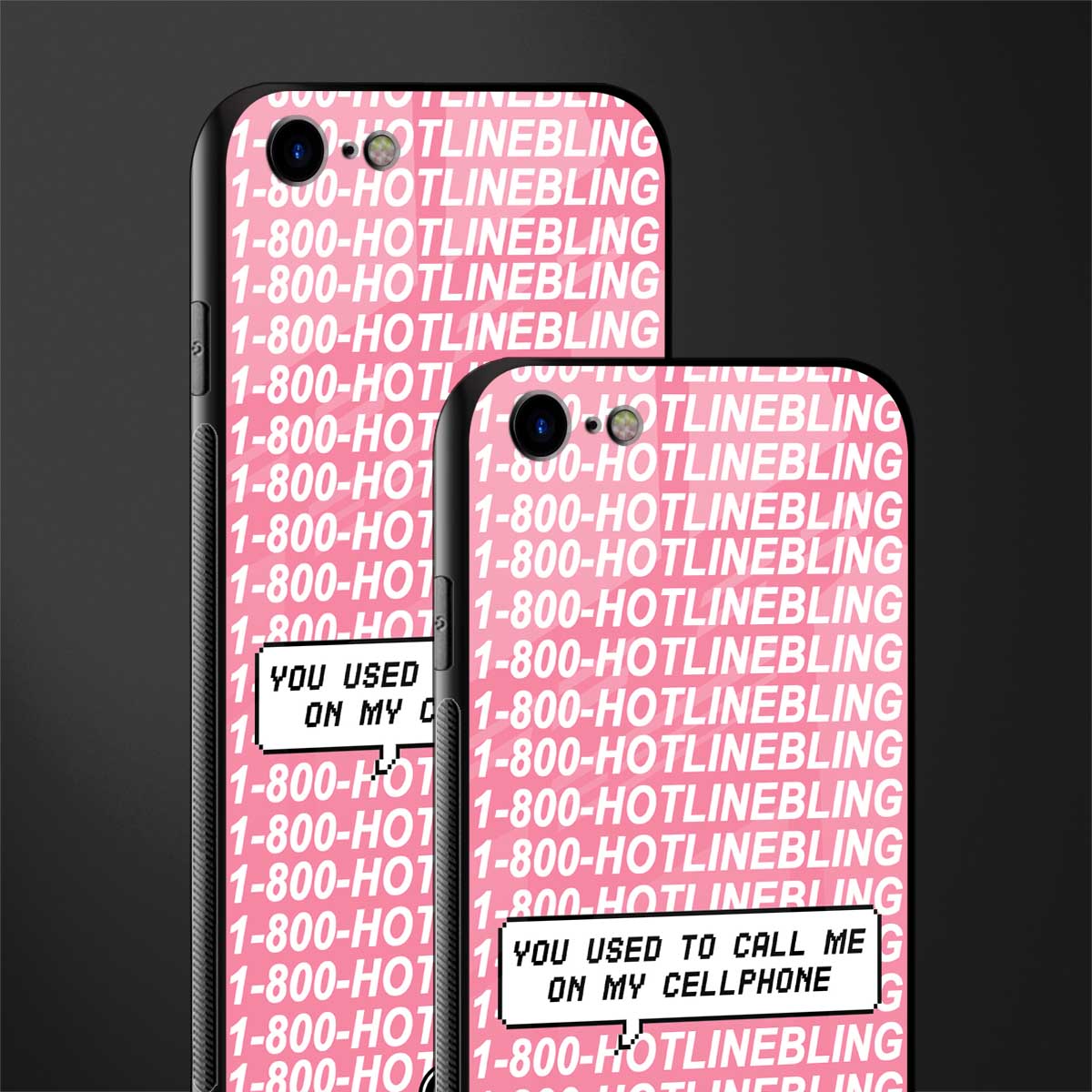 1800 hotline bling phone cover for iphone 8 