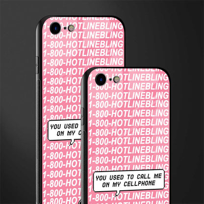 1800 hotline bling phone cover for iphone se 2020 