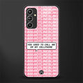 1800 hotline bling back phone cover | glass case for samsung galaxy a54 5g