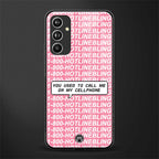 1800 hotline bling back phone cover | glass case for samsung galaxy a54 5g