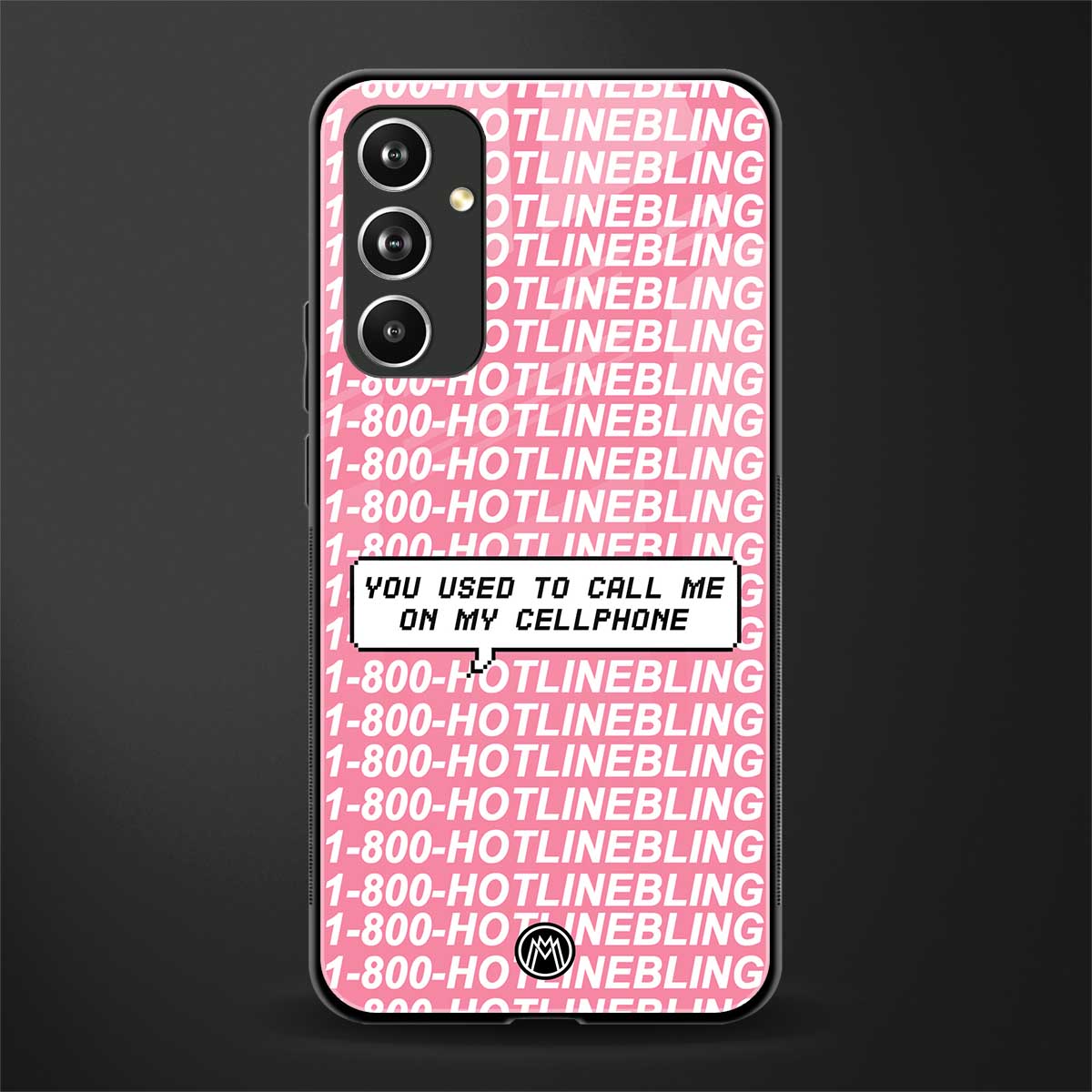 1800 hotline bling back phone cover | glass case for samsung galaxy a54 5g