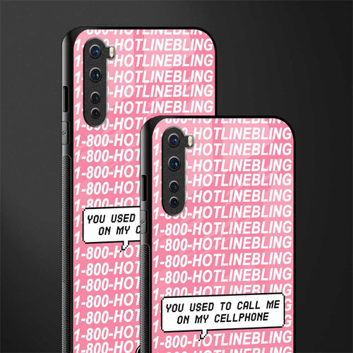 1800 hotline bling phone cover for oneplus nord ac2001 