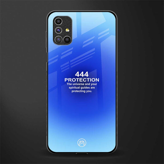 444 protection glass case for samsung galaxy m31s image