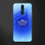 444 protection glass case for oppo f11 image