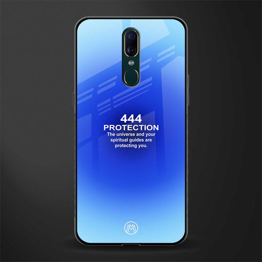 444 protection glass case for oppo f11 image