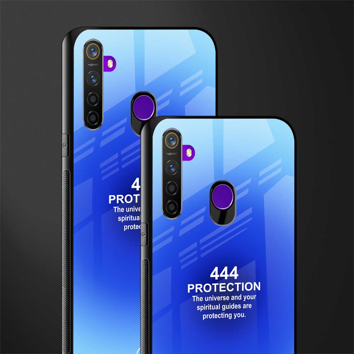 444 protection glass case for realme 5 pro image-2