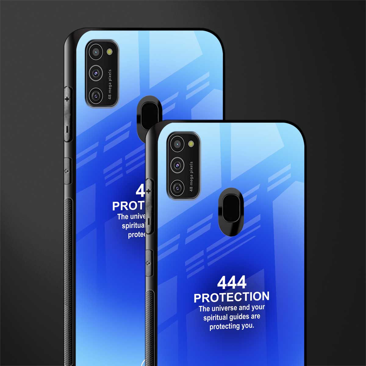 444 protection glass case for samsung galaxy m21 image-2