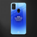 444 protection glass case for samsung galaxy m30s image