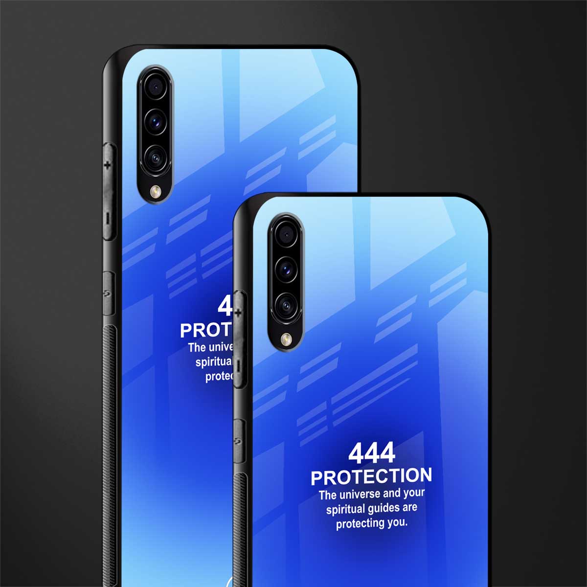 444 protection glass case for samsung galaxy a50 image-2