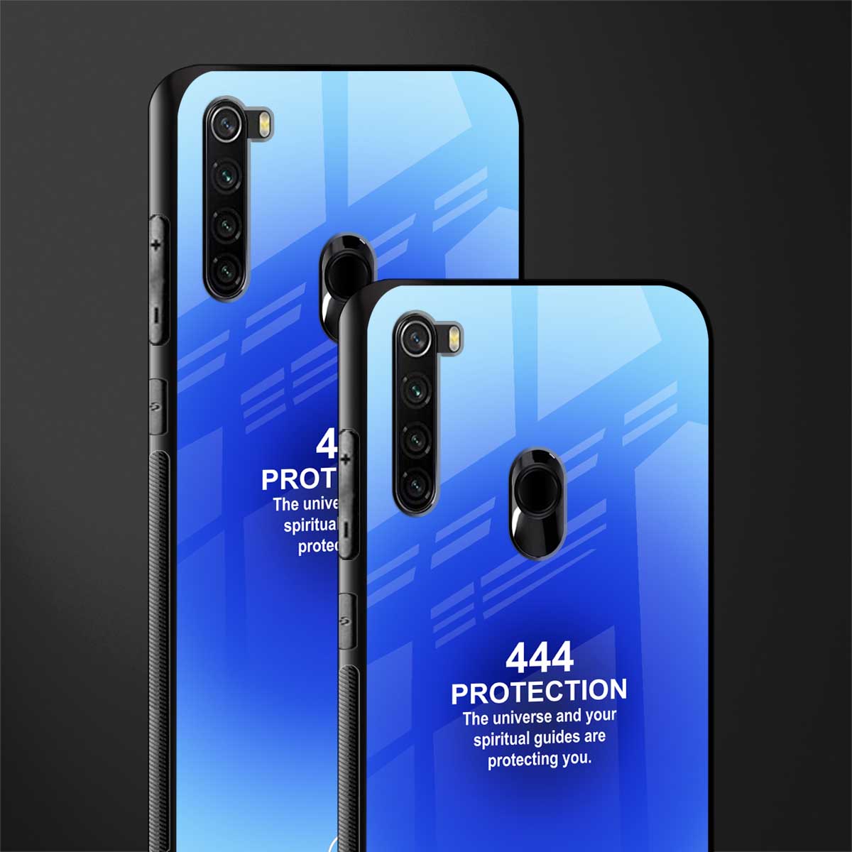 444 protection glass case for redmi note 8 image-2