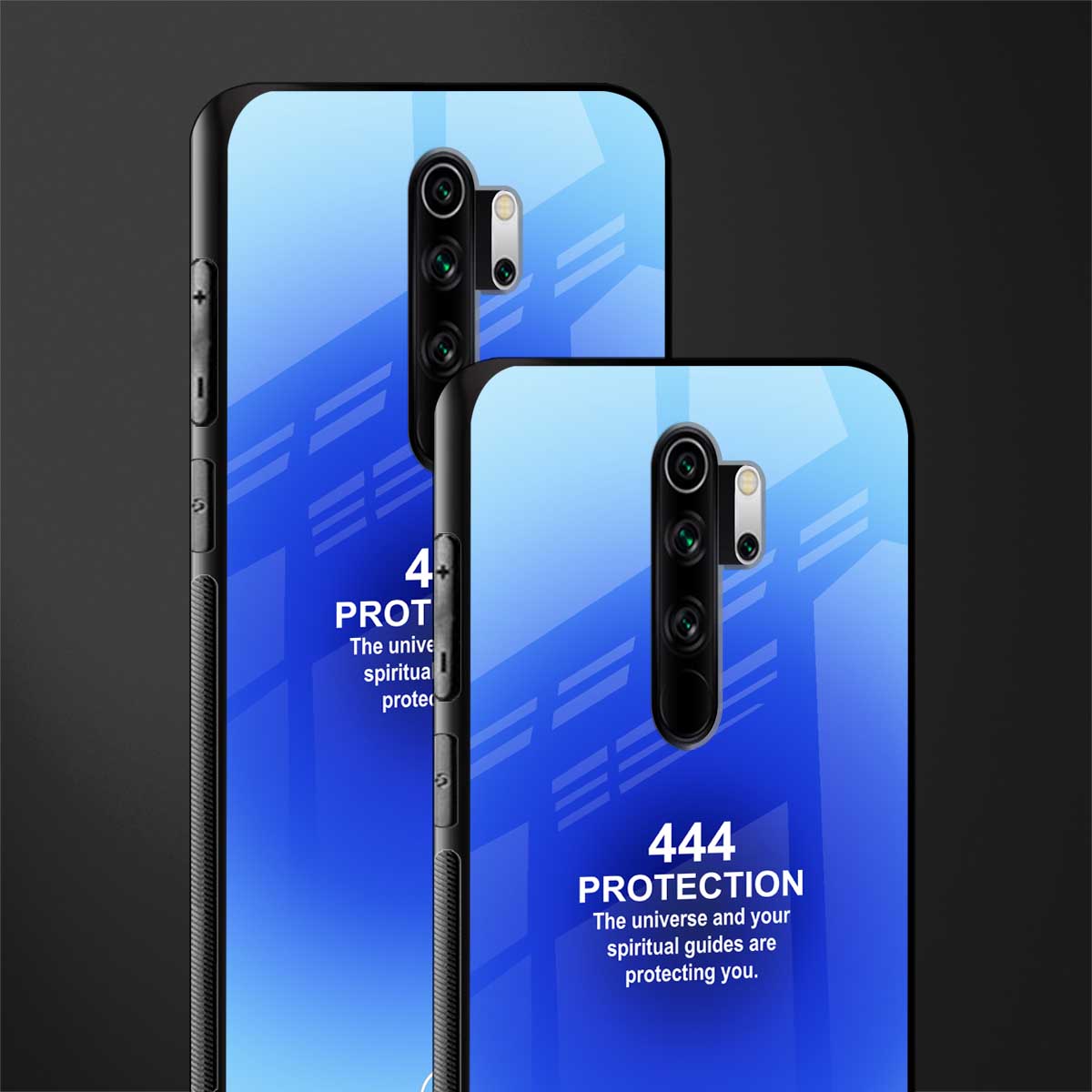 444 protection glass case for redmi note 8 pro image-2