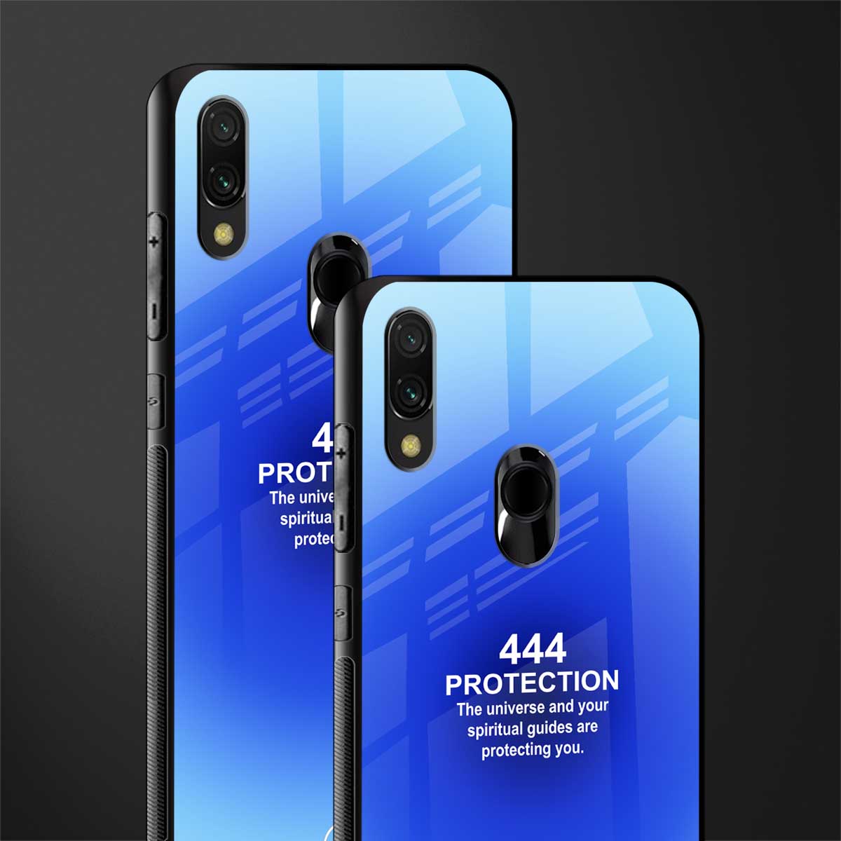 444 protection glass case for redmi note 7 pro image-2