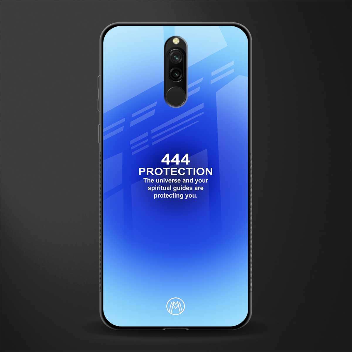 444 protection glass case for redmi 8 image