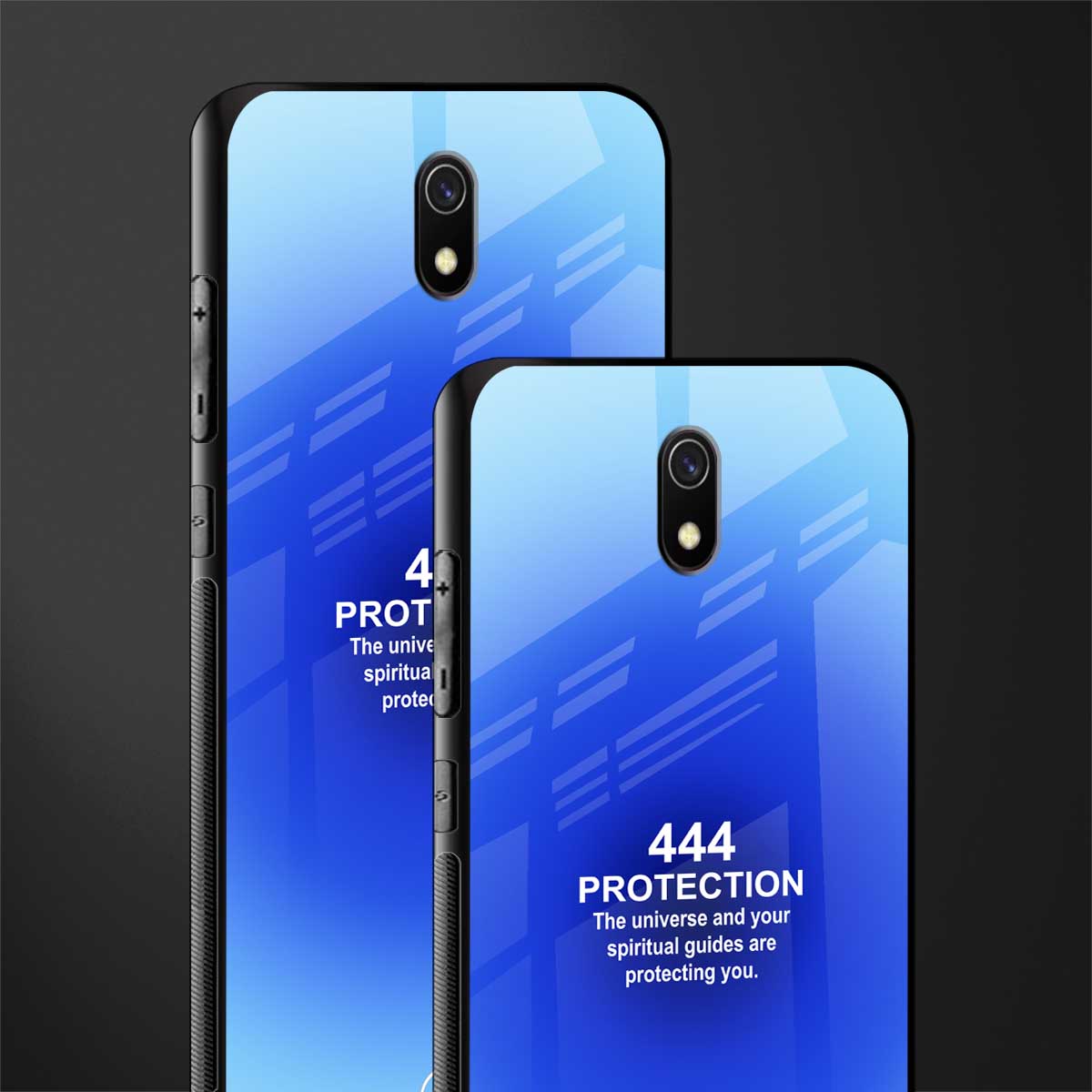444 protection glass case for redmi 8a image-2