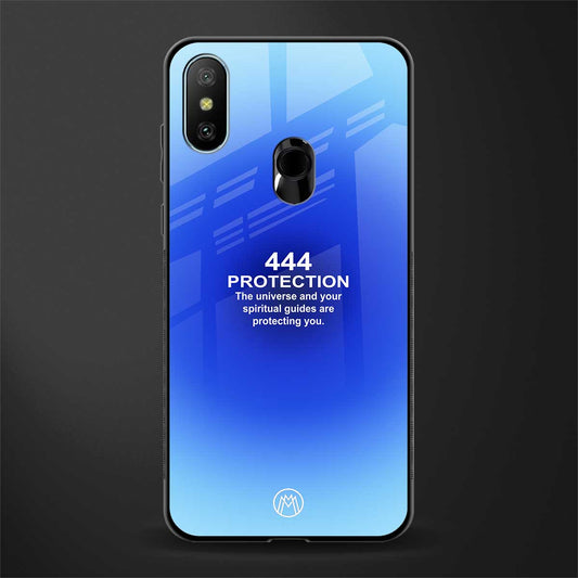 444 protection glass case for redmi 6 pro image