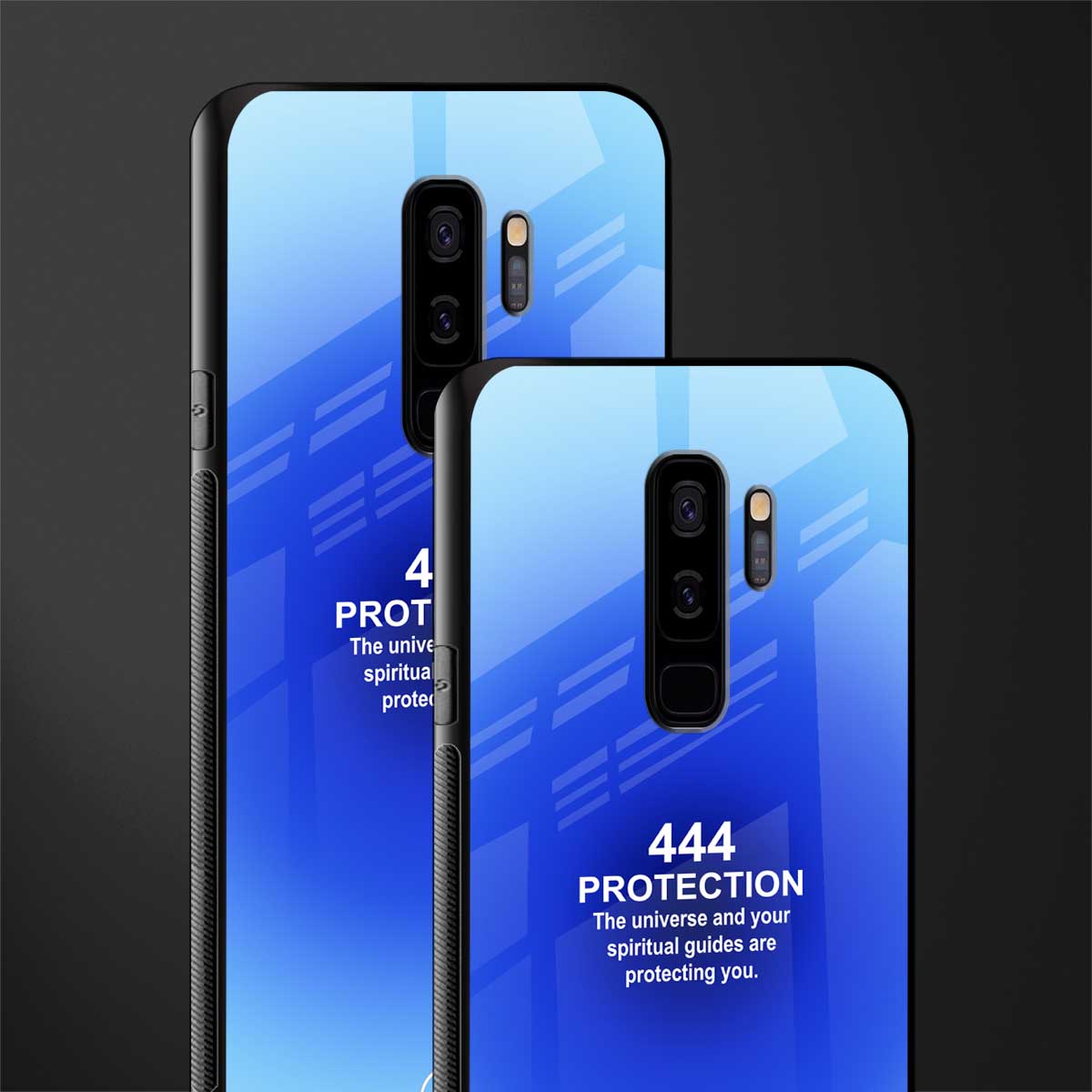 444 protection glass case for samsung galaxy s9 plus image-2