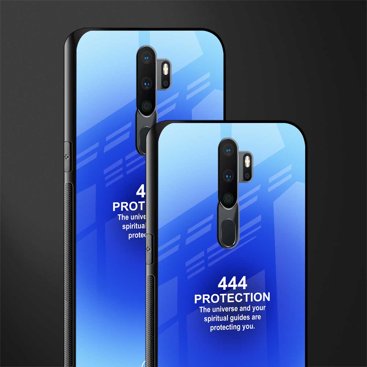 444 protection glass case for oppo a5 2020 image-2